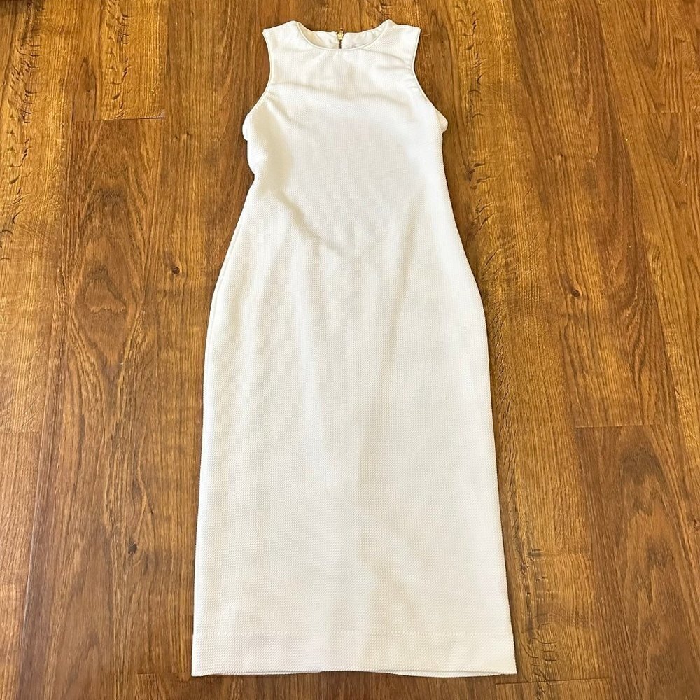 Dress the Population open back midi dress